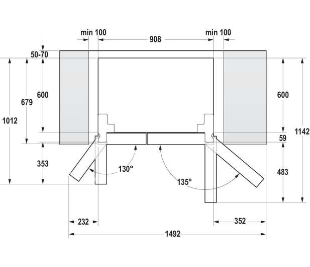 GORENJE NRS9EVX No Frost 179,3cm Srebrna Podajnik Wody Kostkarka - 1256517 - zdjęcie 4